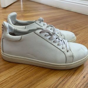 Used white Sophia Webster shoes with butterfly on the back. 🦋